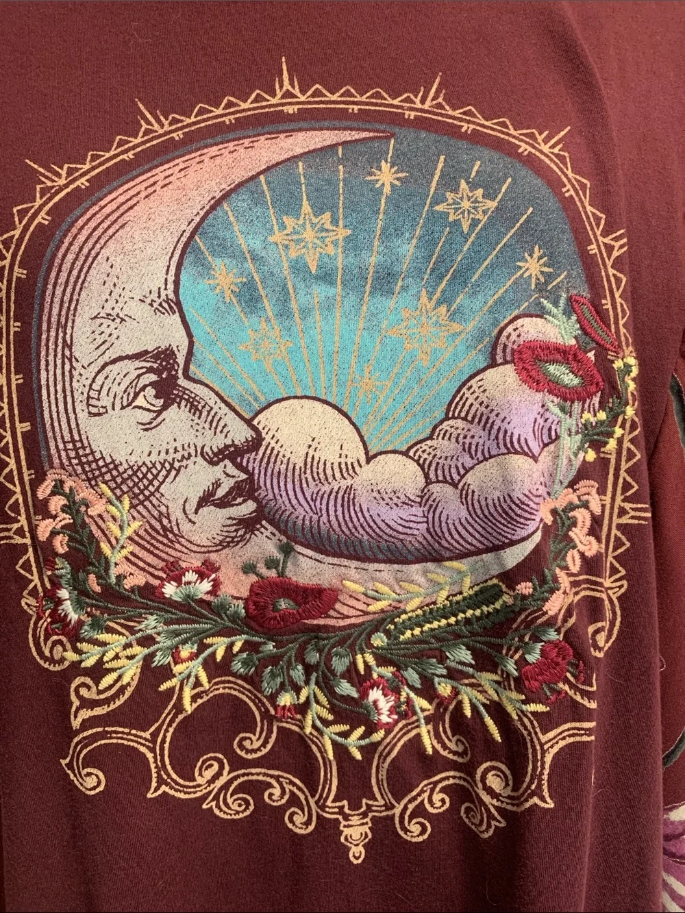 Upcycled Graphic Tee Cimbined w/Matching Cardigan Kimono - Picture 3 of 8